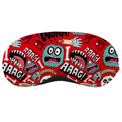 Agghh Pattern Sleeping Mask from ArtsNow.com Front
