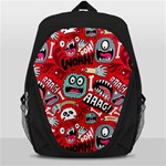 Agghh Pattern Backpack Bag