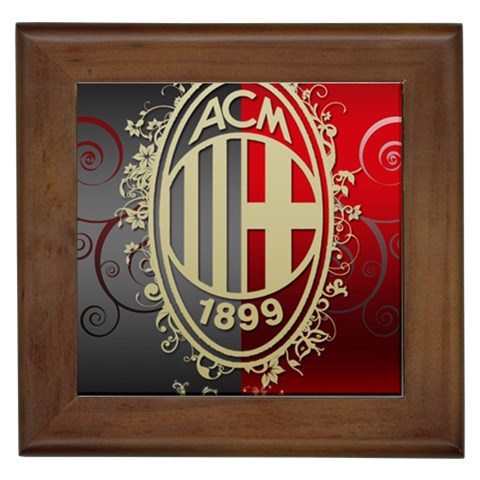 Ac Milan Framed Tile from ArtsNow.com Front