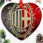 Ac Milan Ornament (Heart)