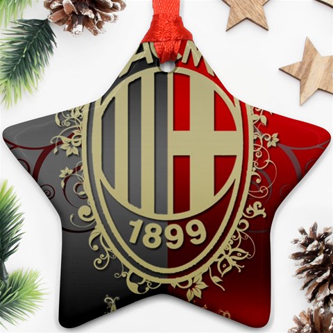 Ac Milan Ornament (Star) from ArtsNow.com Front