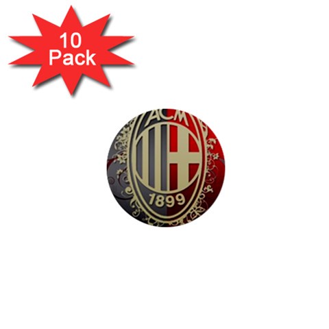 Ac Milan 1  Mini Button (10 pack)  from ArtsNow.com Front