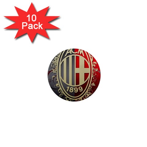 Ac Milan 1  Mini Magnet (10 pack)  from ArtsNow.com Front