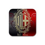 Ac Milan Rubber Square Coaster (4 pack)
