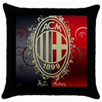 Ac Milan Throw Pillow Case (Black)