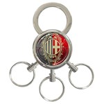 Ac Milan 3-Ring Key Chain
