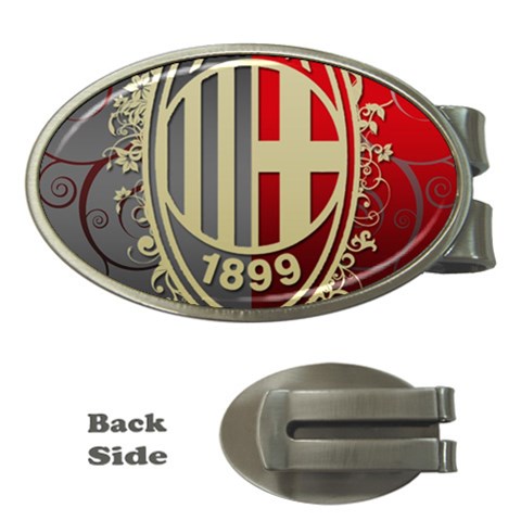 Ac Milan Money Clip (Oval) from ArtsNow.com Front