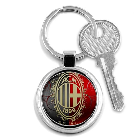 Ac Milan Key Chain (Round) from ArtsNow.com Front