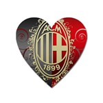 Ac Milan Magnet (Heart)
