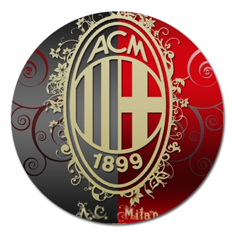 Ac Milan Magnet 5  (Round) from ArtsNow.com Front