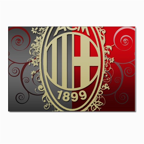 Ac Milan Postcards 5  x 7  (Pkg of 10) from ArtsNow.com Front