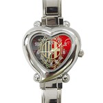 Ac Milan Heart Italian Charm Watch