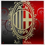 Ac Milan Canvas 12  x 12 