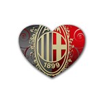 Ac Milan Heart Coaster (4 pack)