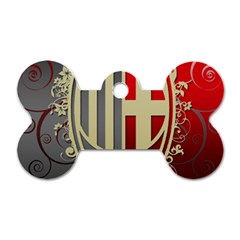 Ac Milan Dog Tag Bone (Two Sides) from ArtsNow.com Front