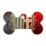 Ac Milan Dog Tag Bone (Two Sides)