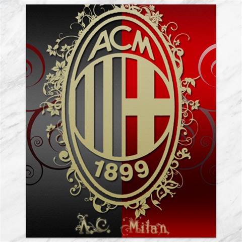 Ac Milan Canvas 11  x 14  from ArtsNow.com 10.95 x13.48  Canvas - 1