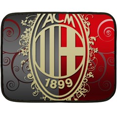 Ac Milan Double Sided Fleece Blanket (Mini) from ArtsNow.com 35 x27  Blanket Front