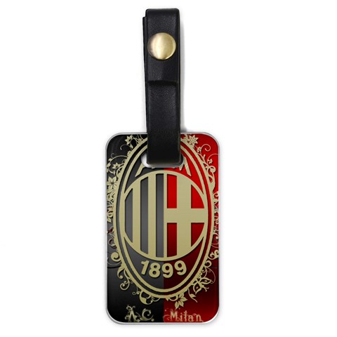 Ac Milan Luggage Tag (one side) from ArtsNow.com Front