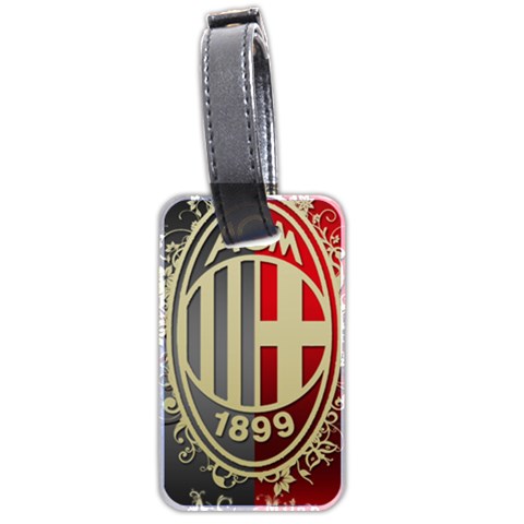 Ac Milan Luggage Tag (two sides) from ArtsNow.com Back