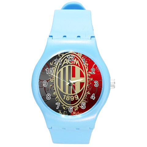 Ac Milan Round Plastic Sport Watch (M) from ArtsNow.com Front