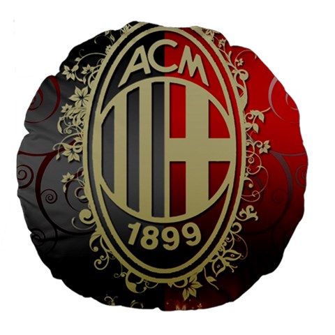 Ac Milan Large 18  Premium Round Cushion  from ArtsNow.com Front