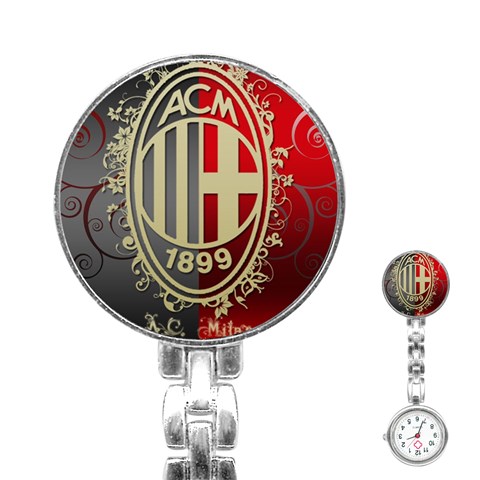 Ac Milan Stainless Steel Nurses Watch from ArtsNow.com Front