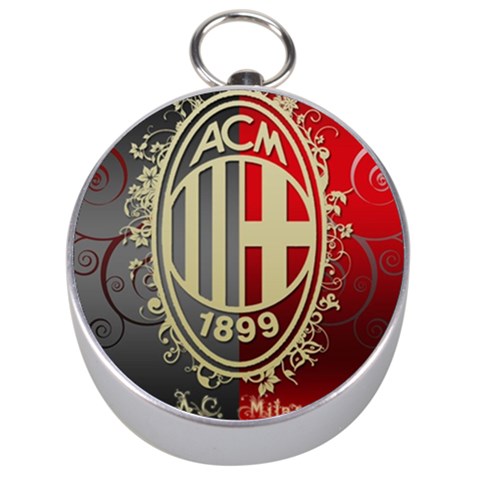 Ac Milan Silver Compass from ArtsNow.com Front