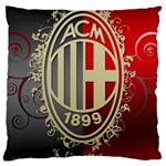 Ac Milan Large Flano Cushion Case (One Side)