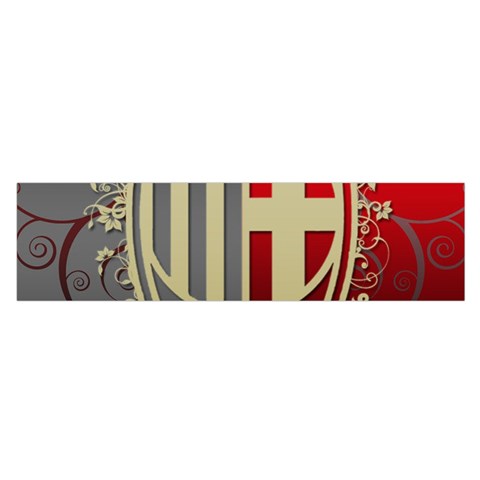 Ac Milan Satin Scarf (Oblong) from ArtsNow.com Front