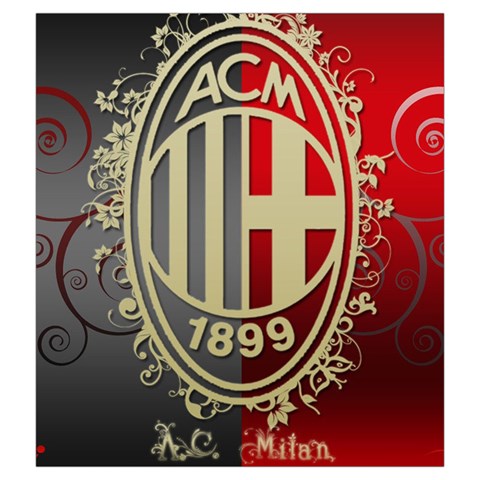 Ac Milan Drawstring Pouch (XXL) from ArtsNow.com Front