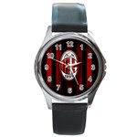 Ac Milan Logo Round Metal Watch