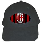 Ac Milan Logo Black Cap