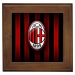 Ac Milan Logo Framed Tile