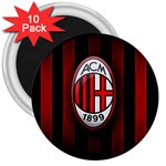 Ac Milan Logo 3  Magnet (10 pack)