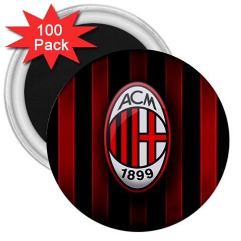 Ac Milan Logo 3  Magnet (100 pack) from ArtsNow.com Front