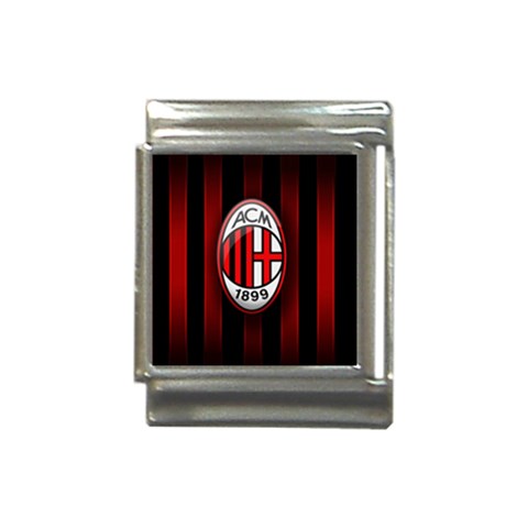 Ac Milan Logo Italian Charm (13mm) from ArtsNow.com Front