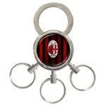 Ac Milan Logo 3-Ring Key Chain