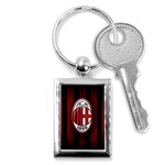 Ac Milan Logo Key Chain (Rectangle)