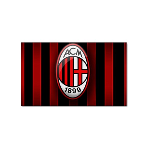 Ac Milan Logo Sticker (Rectangular) from ArtsNow.com Front