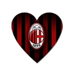 Ac Milan Logo Magnet (Heart)