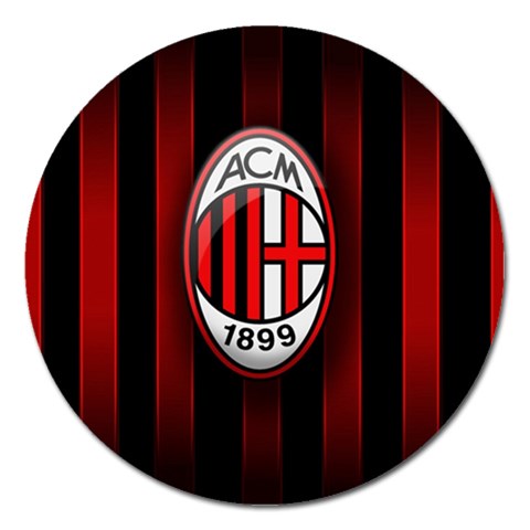 Ac Milan Logo Magnet 5  (Round) from ArtsNow.com Front