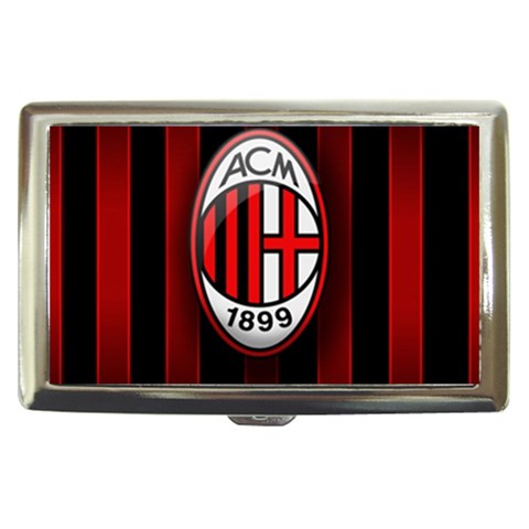 Ac Milan Logo Cigarette Money Case from ArtsNow.com Front