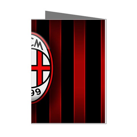 Ac Milan Logo Mini Greeting Cards (Pkg of 8) from ArtsNow.com Left