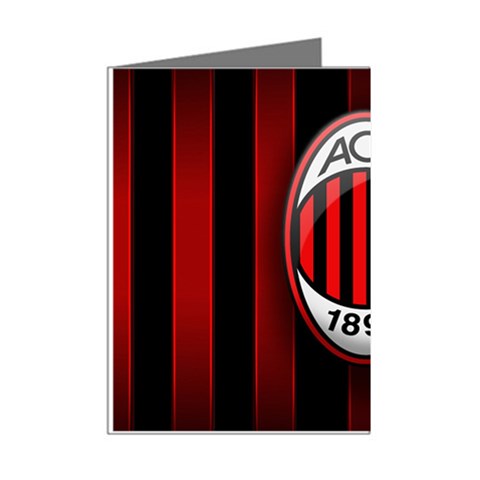Ac Milan Logo Mini Greeting Cards (Pkg of 8) from ArtsNow.com Right