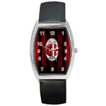 Ac Milan Logo Barrel Style Metal Watch
