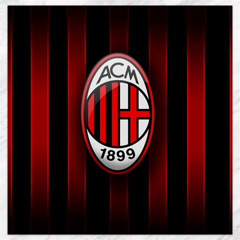 Ac Milan Logo Canvas 12  x 12  from ArtsNow.com 11.4 x11.56  Canvas - 1