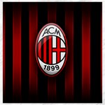 Ac Milan Logo Canvas 12  x 12 