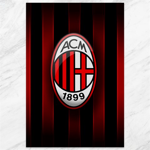 Ac Milan Logo Canvas 12  x 18  from ArtsNow.com 11.88 x17.36  Canvas - 1