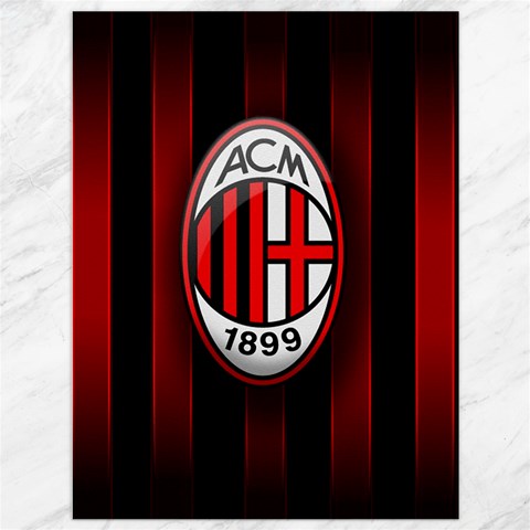 Ac Milan Logo Canvas 36  x 48  from ArtsNow.com 35.26 x46.15  Canvas - 1